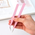 thumbnail image 3 of Musbetu 2Pcs DIY Tweezer Multi-purpose Clamp Tightly Lightweight Metal Nail Art Sticker Straight Curved Tweezer for Picking, 3 of 7