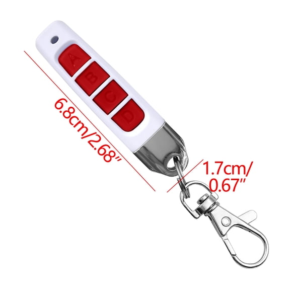 Remote Control Car 433 MHz 4-in-1 Copy Clone Duplicator Key, Garage Door Remote Opener Fob for Key Fob Replacement