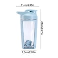 thumbnail image 3 of Jubipavy 1 Handheld Sports Water Cup 500ml Protein Powder Shaking Cup With Water Capacity Scale Mixers Water Cup, 3 of 6