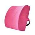 thumbnail image 4 of Yinanstore Back Support Pillow Backrest Ergonomic Adjustable Strap Breathable Back Cushion Multipurpose for Couch Car Gaming Office Sofa Rose Red, 4 of 8