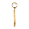 thumbnail image 2 of Diamond2Deal 14K Yellow Gold Script Letter N Initial Pendant for Women (L- 0.77inch, W- 0.48inch), 2 of 6