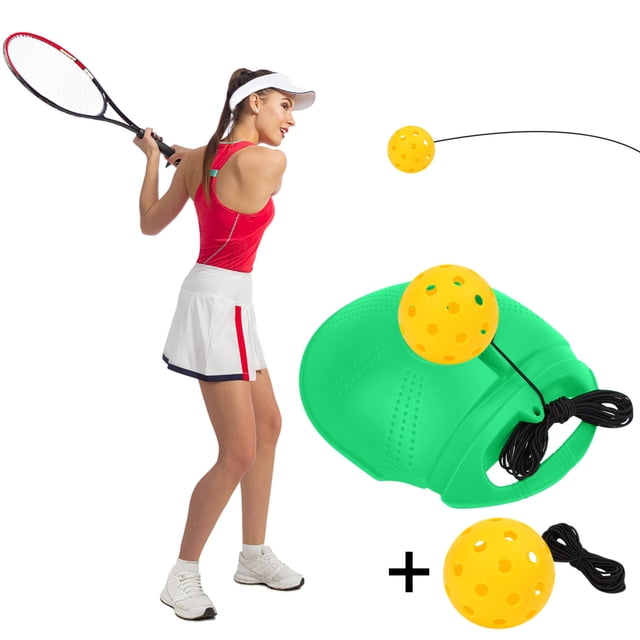 Dvkptbk A Pickleball Pickball Trainer Training Base High Elastic Plastic Hole Ball Beginner Practice Other