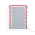 thumbnail image 3 of Merkury Innovations USB-Powered 13" Multicolor LED Wavy Neon Mirror, 3 of 5