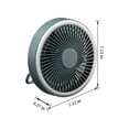 thumbnail image 3 of Boovnll Ventilateur de Plafond Petit Rechargeable Usb Portable à Intensité Réglable pour Extérieur Intérieur Ventilateur Suspendu de Bureau Veilleuse Ventilateur Multifonction Lumière, 3 of 5