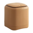 thumbnail image 2 of ZZkhGO Press Button Countertop Trash Can, Small Waste Bin with Lid for Bedside Table, Compact Garbage Bin for Bathroom Desk Kitchen, 2 of 6