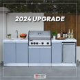 thumbnail image 1 of 94 Inch Bespoke 5B Modular Outdoor Kitchen in Matt Grey, 1 of 25