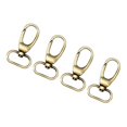 thumbnail image 4 of GUOOL 4 Pieces Lobster Clasps Clips DIY Bag Key Hook Findings 25mm Bronze, 4 of 9