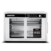 Gourmia 25 Qt French Door Digital Air Fryer Oven, 12 Presets, 1700W, White