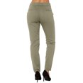 thumbnail image 5 of Dealovy Dress Pants Women Work Skinny Straight-Leg Trousers Solid Color Mid Rise Office Ankle Length Trousers, 5 of 5