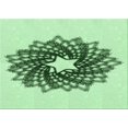thumbnail image 1 of Ahgly Company Machine Washable Indoor Rectangle Transitional Mint Green Area Rugs, 8' x 12', 1 of 7