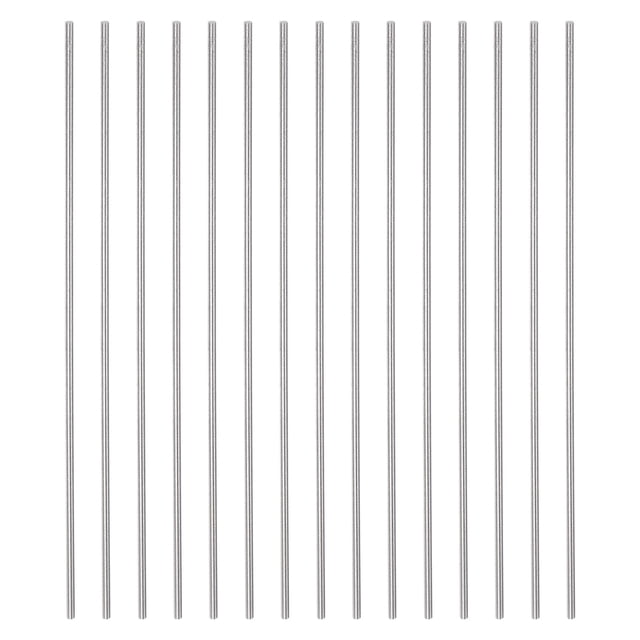 Unique Bargains 15 Packs 1.3mm x 100mm Haute Vitesse Acier (HSS) Rond Tige Bar DIY Stock Outil