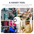 thumbnail image 3 of 1 Ensemble Kit d'Outils de Nettoyage de Trompette Brosse Pointue pour Embouchure (Bleu Foncé), 3 of 9