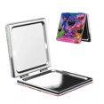 thumbnail image 1 of Zufioo Smiling Critters for Portable Pocket Makeup Mirror, Foldable Handheld Magnifying Beauty Mirror Suitable for Wallet Handbag for Women-Square, 1 of 9