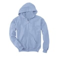 thumbnail image 1 of Hanes Comfortblend EcoSmart Kids` Full-Zip Hoodie Sweatshirt, S, Light Blue, 1 of 3