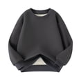 thumbnail image 1 of Sweaters for Boys Fleece Thickened Long Sleeve Capless Casual Warm, 1 of 8