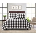thumbnail image 1 of Mainstays All in One Lightweight Quilt Set and Sheet Set -7 Piece, Full, Buffalo Check, 1 of 14