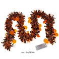 thumbnail image 1 of Garland with Lights 6.56 Feet Halloween Metal Chip Wreath Flash Twisted Metal Hanging Wreath Light String Battery Powered Halloween Decorationbattery Operated String Lights, 1 of 6