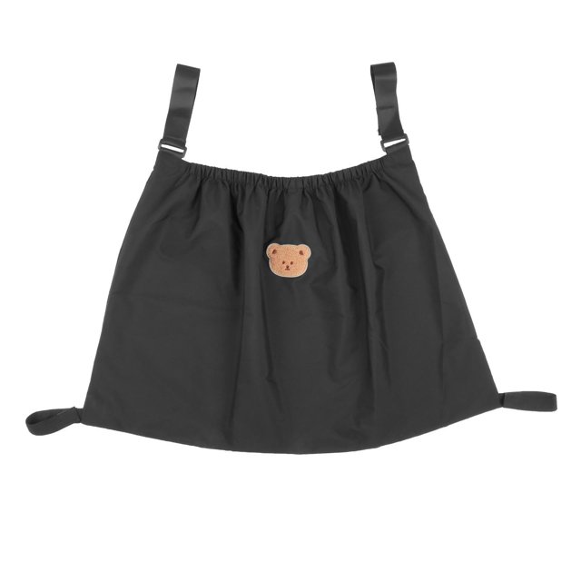Multipurpose Parent Console Storage Bag Cup Holder Accessories Black Bear