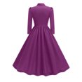 thumbnail image 4 of FcBaudy Robes de Soirée, Robes d'Été pour Femmes, Robes pour Femmes Européennes et Col Rond Dentelle Sans Manches Robe Cocktail d'Halloween Robe de Soirée Robe Femme, 4 of 7