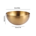 thumbnail image 3 of Stainless Steel Mixing Bowl Metal Bowl For Mixing Large Stainless Steel Bowl For Salad, 3 of 6
