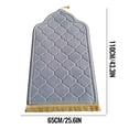 thumbnail image 5 of Portable Foldable Prayer Mat with Embossed Knee Design, Non-Slip Flannel Travel Rug for Home Office Mosque, 5 of 5