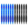 thumbnail image 2 of 12pcs Retractable Erasable Gel Pens Clicker Black & Blue Point(0.5) Make Mistakes Disappear Premium Comfort Grip Black & Blue Ink For Writting Note Taking（24ml）, 2 of 9