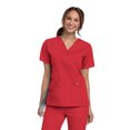 thumbnail image 1 of Landau Haut de Blouse Médicale pour Femmes : 4 Poches, Coupe Classique Décontractée, Col en V Durable 8219, 1 of 1