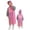 Pink, variant on Gyexs Kids Rain Coat Eva Rain Jacket with Hood and Sleeves Sportswear Lightweight Outdoor Raincoat Purple, 5-12 Years