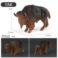 thumbnail image 1 of Wild Animal Toy Set 12 Piece Children's Educational Simulation Model with Soft Fabric Construction and Lifelike Texture, 1 of 3
