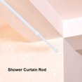 thumbnail image 3 of Shower Curtain Rod, Adjustable Spring Loaded Tension Rod Shower Extendable Curtain Closet Window Rail Pole (11.8in-19.7in), 3 of 9