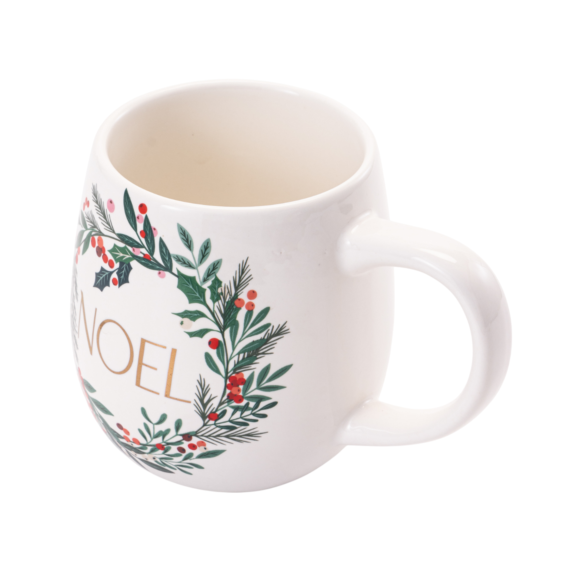 Holiday Time Tasse en céramique avec décalcomanie, 14,5 oz, 1 pièce