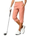 thumbnail image 2 of Timegard Womens Capri Pants Stretch High Waist Button Pull on Work Business Casual Pants for Summer with Pockets, 2 of 8