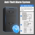 thumbnail image 4 of Riflewell Large Password Safe Box, Household Steel Safe with Glass Panel, Digital Keypad Home Safe with Deposit Slot, Personal File Safe, Dual Alarm And Silent Mode, Height 25.5", 4 of 9