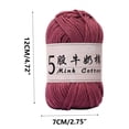 thumbnail image 3 of 5 Strands Milk Cotton Doll Crochet Diy Knitting Thread Baby Sweater Wool Ball, 3 of 6