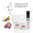 thumbnail image 2 of Fosa Contenant sous Vide Pliable de 11 L à Charnières avec Couvercle pour Cuiseur de Précision Culinaire Circulateur sous Vide, Contenant sous Vide avec Couvercle, Contenant sous Vide Pliable, 2 of 8