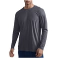 thumbnail image 1 of zfhfof Men's Sun Protection Athletic Shirts Long Sleeve Rash Guard Swim T-Shirts Lightweight Quick Dry Fishing Running Workout Shirts, 1 of 8