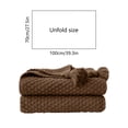 thumbnail image 3 of Tyidzon Couverture Jetée Couverture de Sofa Couverture à Franges Coupe-Vent Couverture Tricotée Couverture de Climatisation de Bureau Couverture de Sieste Housse de Couverture Couverture de Sofa, 3 of 6