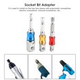 thumbnail image 4 of Drill Bit Bar 3Pcs/Set Hex Drill Bit Socket Adapter Drive Electric Impact Driver 1/4in 3/8in 1/2in, 4 of 8