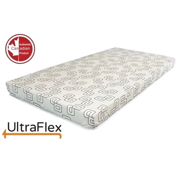 UltraFlex DIVINE- Premium High Density Medium Foam, Flippable/Reversible Double-Sided Mattress (Made in Canada) - Perfect for Bunk Bed, Trundle Bed, Guest Bed Caravan Bed