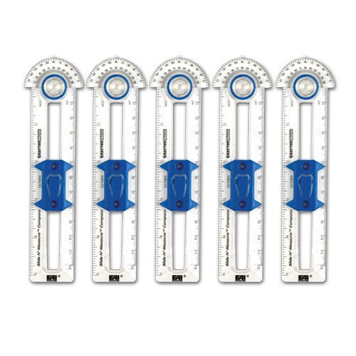 EAI Education Slide N Measure Compass: Clear - Set of 10