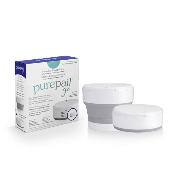 PurePail Go Seau à couches, Blanc