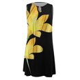 thumbnail image 4 of Kcodviy Robe d'Été Décontractée Sans Manches Longueur Genou pour Femme, Imprimé Floral, Ample, Plage, Maxi Décontractée pour Femmes, Robe Mini, 4 of 4