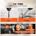 thumbnail image 4 of KFFKFF SDS-Max 1-9/16 Inch Rotary Hammer, 13Amp Corded, Durable Chipping Tool with Vibration Reduction & Safety Clutch, Electric Variable Speed Demolition Hammer, Ideal for Concrete, 4 of 9