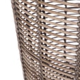 thumbnail image 4 of Better Homes & Gardens Large Round Poly Rattan Decorative Storage Basket with Handles, 18.7 in x 16 in, 4 of 9