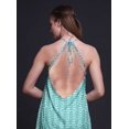thumbnail image 2 of Bimba Robe de Plage d'Été pour Femmes, Dos Nu, Col Licou, Imprimée Teinture sur Nœuds - Petit, 2 of 6