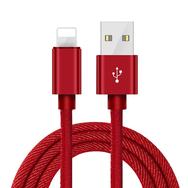 Baohd 1 Meter Denim Phone Data Charging Cable Replacement for iPhone Replacement for Android Type-C Data Line