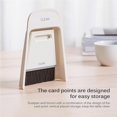 thumbnail image 3 of Mini Broom Dustpan Set Desktop Broom Dust Pan Table Desktop Working Tiny Dustpan Brush Set For Cleaning Table Countertop Keyboard Grey White, 3 of 7