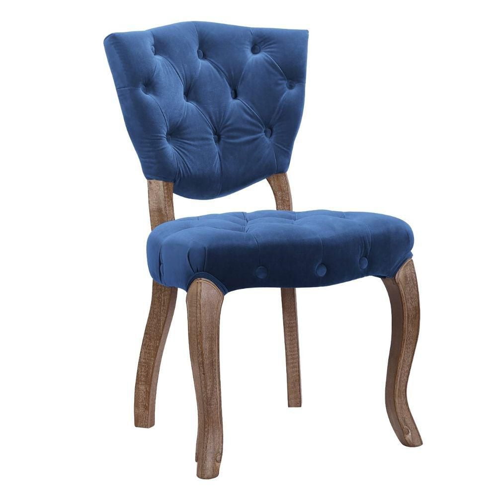 Chaise en velours rembourrée avec pieds dorés brillants – Lot de 2 chaises élégantes et robustes pour salles à manger, salons, chambres, bureaux, salons et espaces modernes