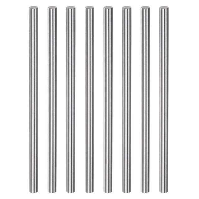 Unique Bargains 8 Packs 4.7mm x 100mm Haute Vitesse Acier (HSS) Rond Tige Bar Stock Outil de Bricolage