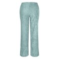 thumbnail image 3 of Birdeem Womens Fashion Casual Spring and Summer Solid Color Stripe Long Wide Leg Trousers, 3 of 4